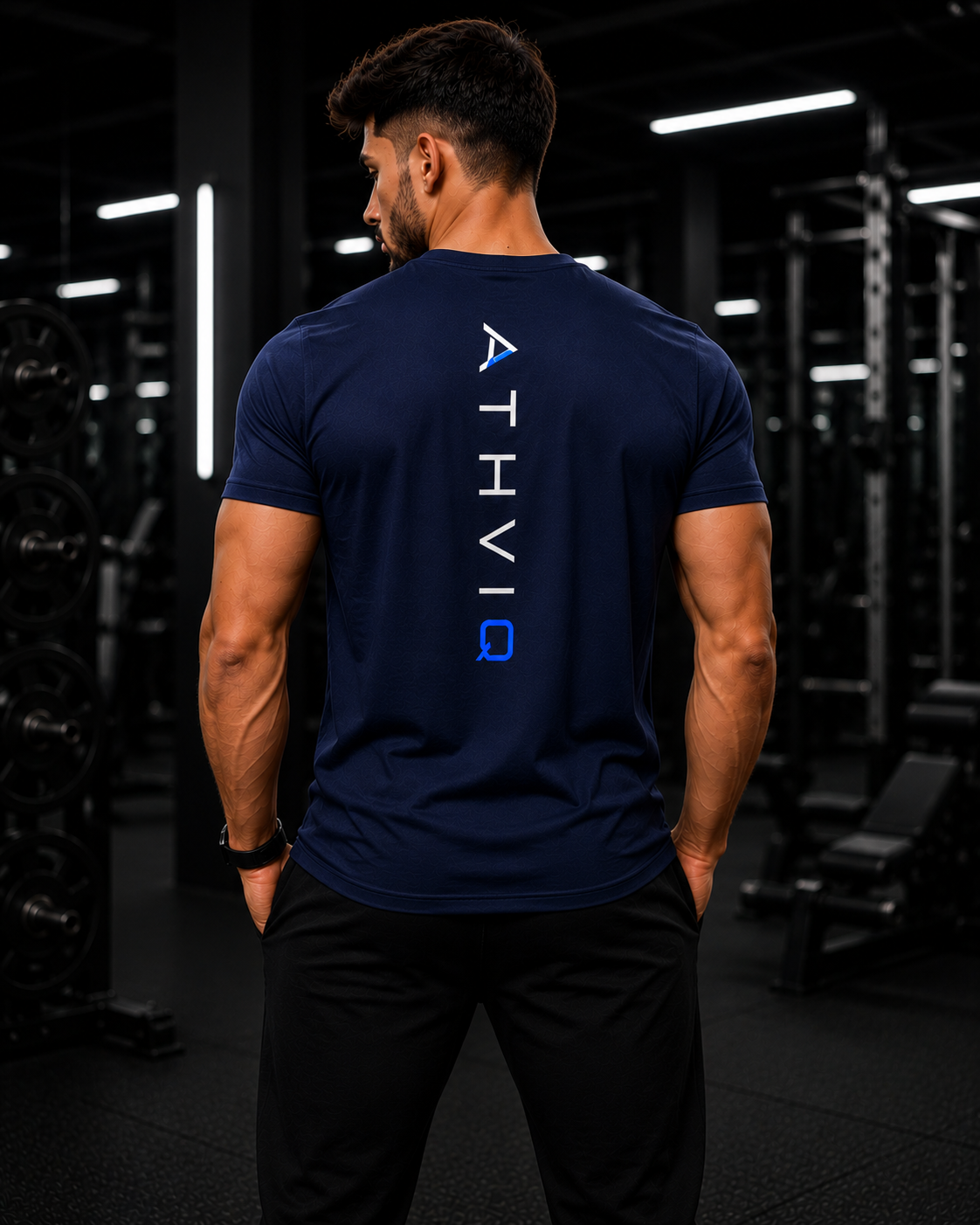 ATHVIQ Core Performance Tee – Grey - 4